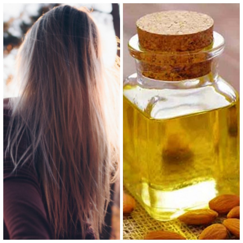 La vitamina E que posees el aceite de almendra ayuda a eliminar las Canas de raíz