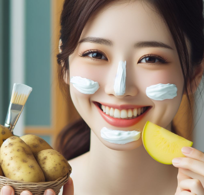 Beneficios mascarilla de papa y pasta dental en el rostro