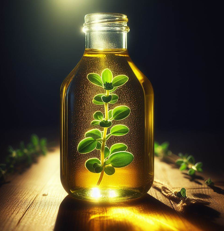 Aceite de oliva y orégano